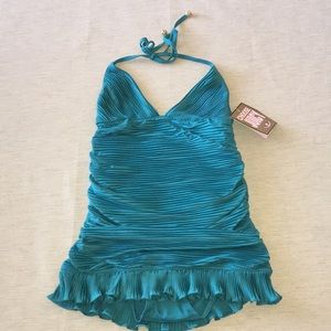 NWT Juicy Couture Halter Swimdress